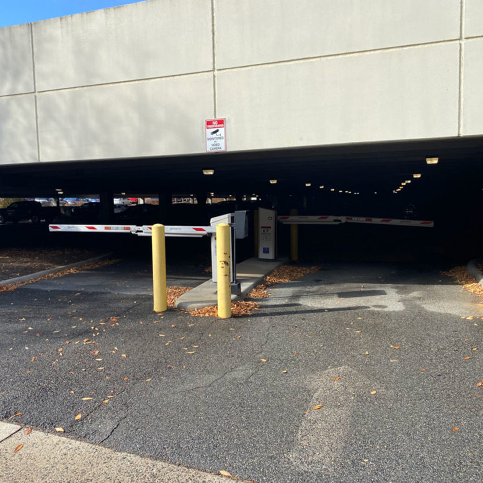 Hantzmon Wiebel Lower Level Parking Deck Entrance