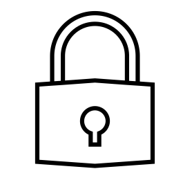 icon of a lock