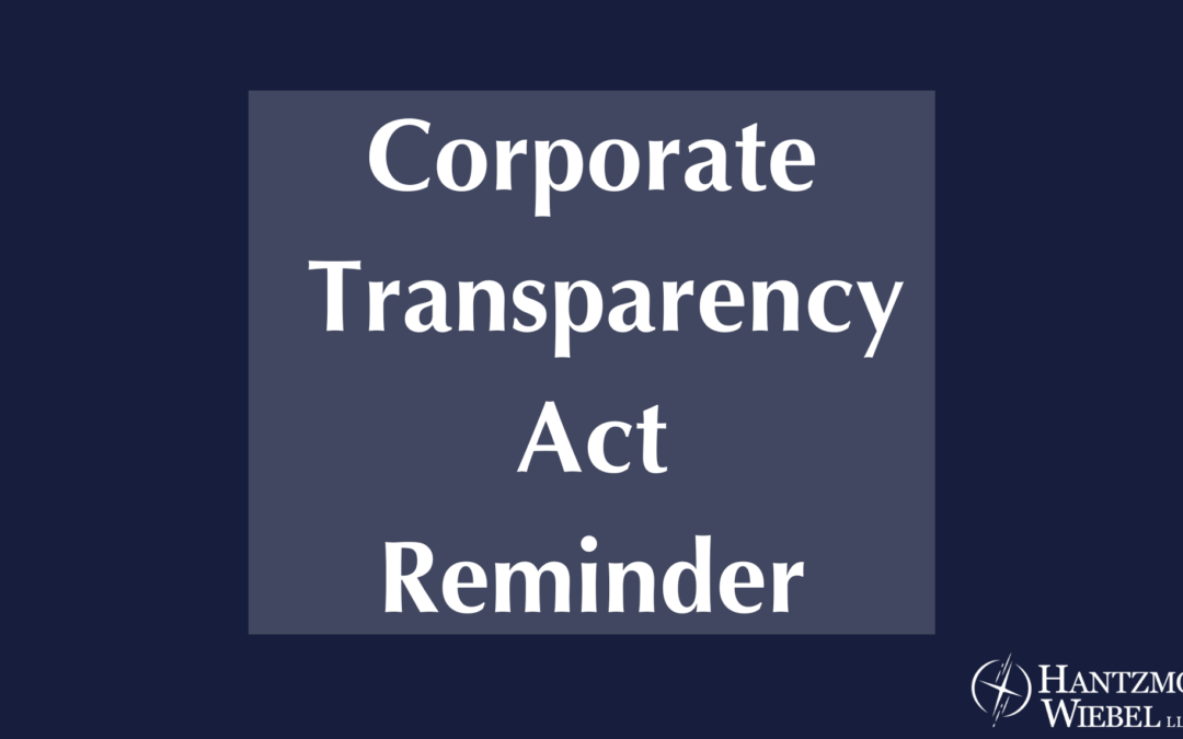 Beneficial Owners Information Reporting Due Date Fast Approaching